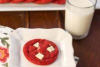 Decadent Red Velvet White Chocolate Chunk Cookies