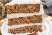 Gooey Caramel-Core Carrot Cake, Frosted with Cream Cheese
