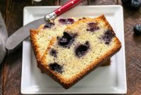 Bursting Blueberry Poppy Seed Loaf