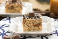 Gooey Rolo Caramel Krispie Treats