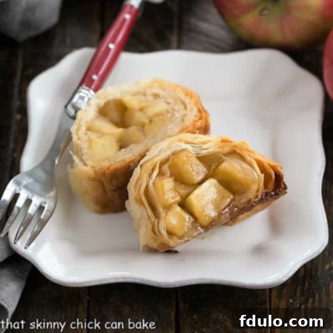 Flaky Phyllo Apple Strudel 1 featured 1041