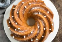 Velvet White Chocolate Bundt Cake