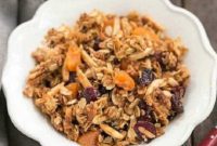 Golden Vanilla Granola with Sun-Kissed Fruits