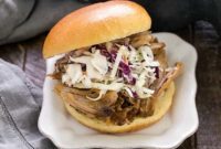 Slow Smoked Pork Sandwich