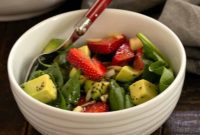 Strawberry Avocado Spinach Bliss