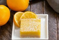 Zesty Meyer Lemon Bars
