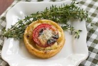 Creamy Tomato Boursin Tartlets