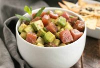 Creamy Avocado Tuna Tartare