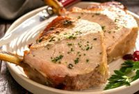 Regal Pork Crown with Spiced Apple Stuffing