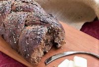 Rich Dark Pumpernickel Loaves