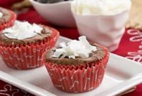 Coconut Fudge Brownie Cupcakes