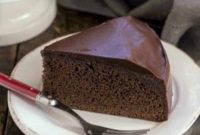 Rich Single-Layer Fudge Cake