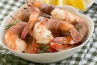 Pan-Seared Rosemary Prosciutto Shrimp