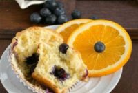 Zesty Orange Blueberry Muffins