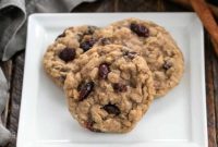 Sweet Tart Craisin Oatmeal Cookies