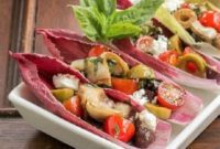 Vibrant Mediterranean Endive Boats