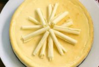 Decadent White Chocolate Frangelico Cheesecake