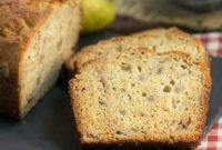 Sweet Pear and Sour Cream Bread