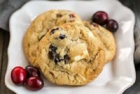 Zingy Ginger White Chocolate Cranberry Cookies
