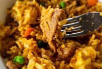 Savory Teriyaki Pork Fried Rice