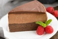 Decadent Frozen Chocolate Mousse Cake
