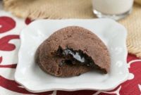 Molten Heart Chocolate Cookies