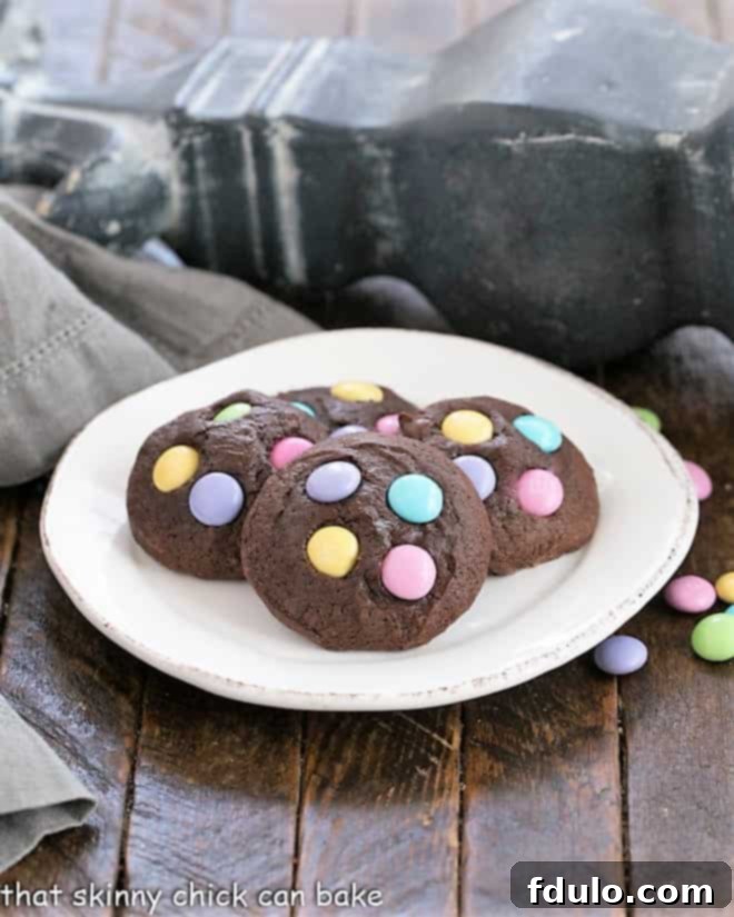 Springtime Fudgy Brownie Cookies 1 featured 21752