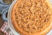 Indulgent Samoa Cheesecake with Coconut Caramel