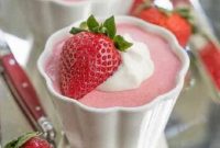 Heavenly No-Bake Strawberry Mousse