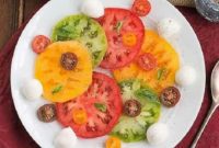 Garden Tomato and Cheese Salad