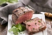 Chargrilled Steak with Golden Garlic Butter