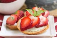 Fresh Strawberry Basil Bites