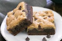 Brookie Bars: Fudgy Brownie Meets Chewy Chocolate Chip Cookie
