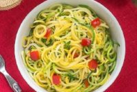 Garlic Parmesan Zucchini Noodles
