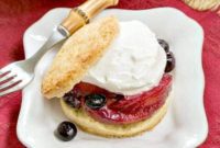 Luscious Blueberry Peach Shortcakes
