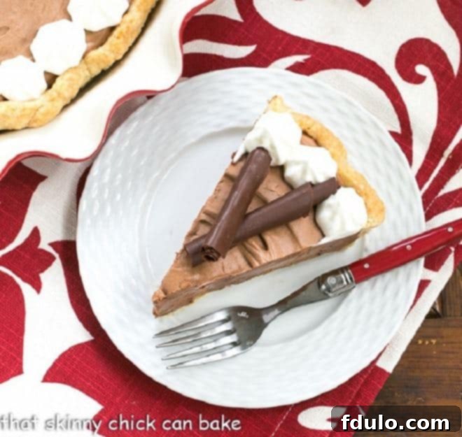 Decadent French Silk Pie 1 featured 24821