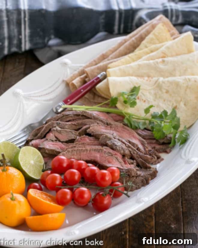 Sizzling Flank Steak Fajitas 1 featured 24878