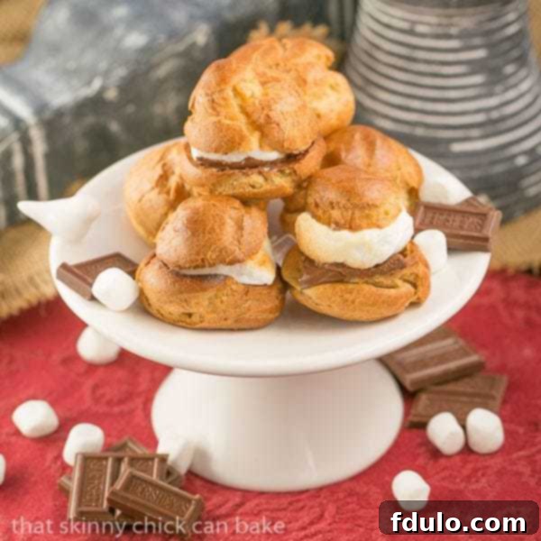 Gourmet Smores Cream Puffs 1 featured 25232