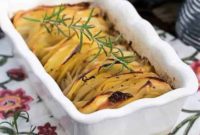 Hasselback Potato Gratin