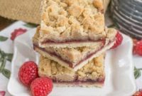 Sweet Raspberry Crumble Squares