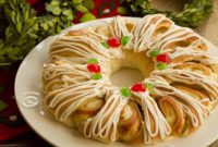Decadent Holiday Cream Cheese Tea Ring