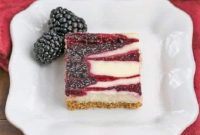 Marbled Blackberry Cheesecake Delights