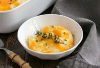 Golden Cheesy Potato Bake