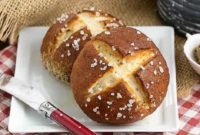 Artisan Homemade Pretzel Rolls