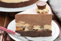 Velvet Peanut Butter Chocolate Mousse Cake