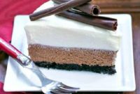 Three-Layer Chocolate Cloud Pie