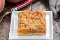 Summer Peach Bliss Bars