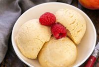 Roasted Peach Ice Cream (No-Churn)