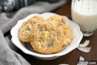 Chunky White Chocolate Toffee Cookies