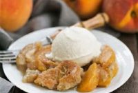 Summertime Peach Pudding Delight